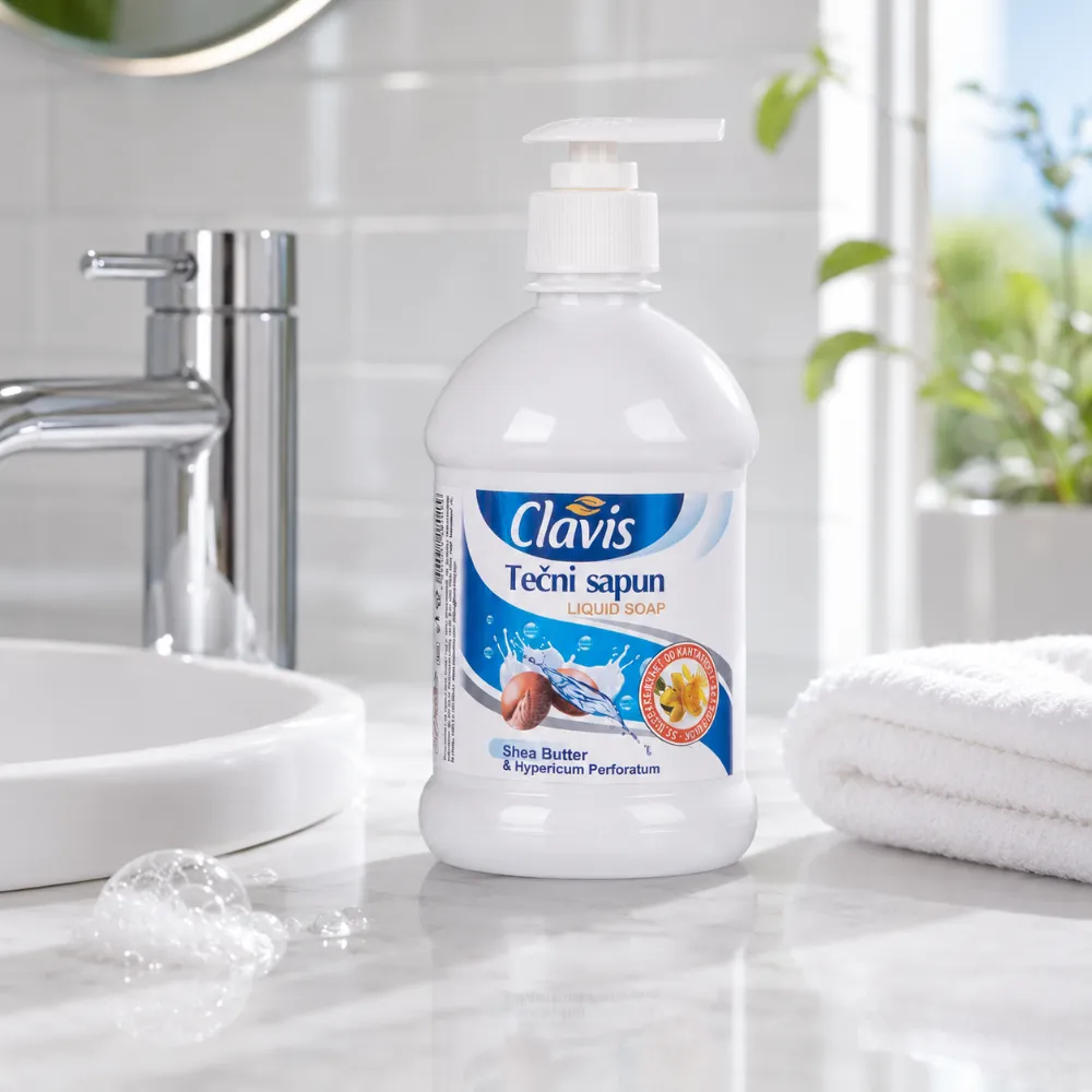 Clavis TEČNI SAPUN - Beli Shea Butter 500 ml - Slika 7