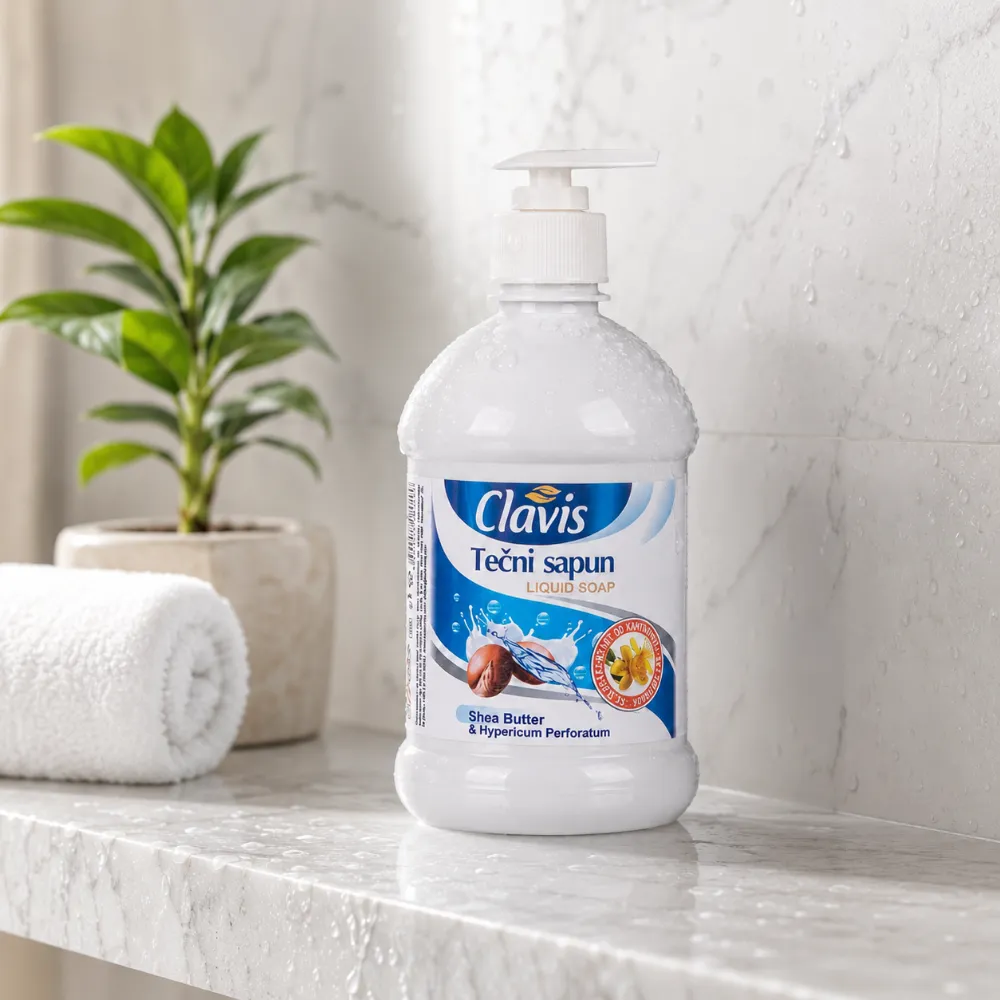 Clavis TEČNI SAPUN - Beli Shea Butter 500 ml - Slika 5