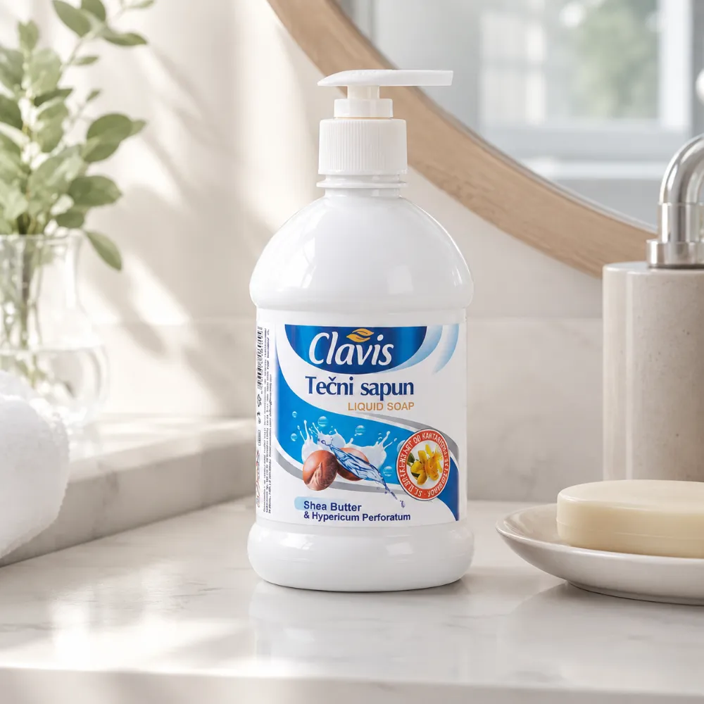 Clavis TEČNI SAPUN - Beli Shea Butter 500 ml - Slika 3