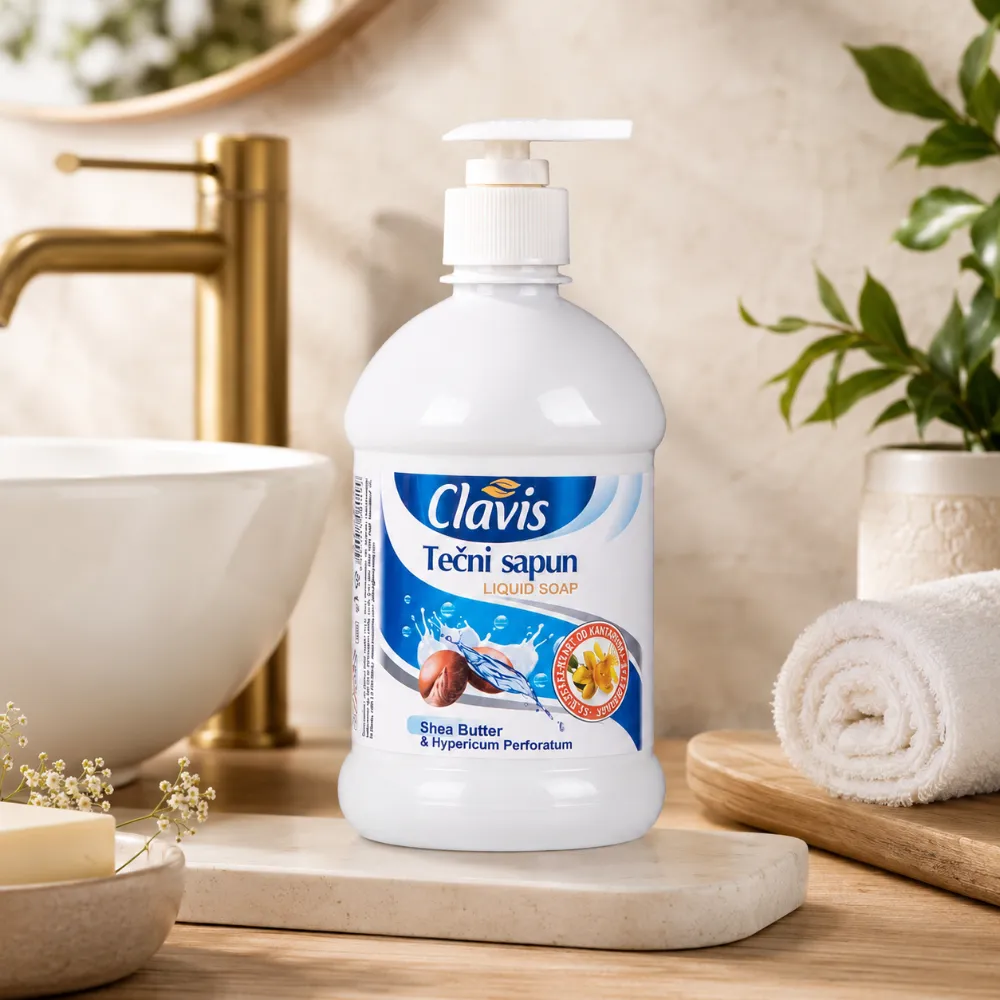 Clavis TEČNI SAPUN - Beli Shea Butter 500 ml - Slika 2